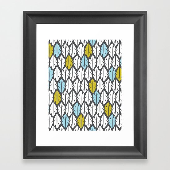 Foliar Framed Art Print