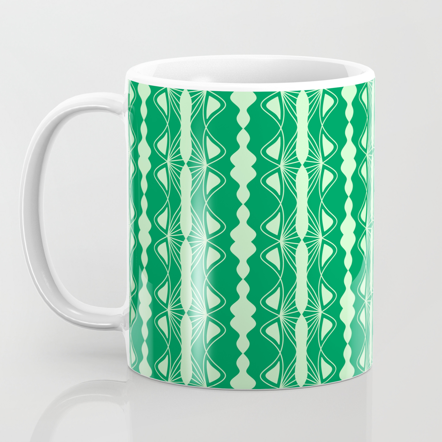 Saloon Wallpaper Mint Green Sap Green Country Wallpaper Molding  Southwestern Design Pattern Coffee Mug by DPArtGallery | Society6