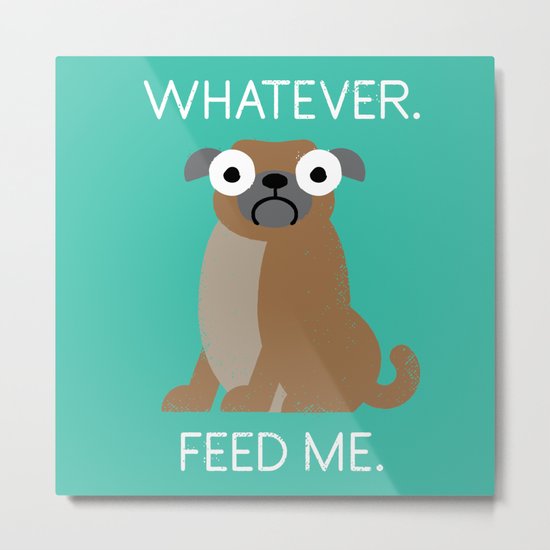 The Pugly Truth Metal Print