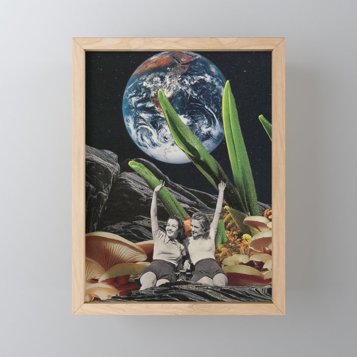Earth Lookout Framed Mini Art Print