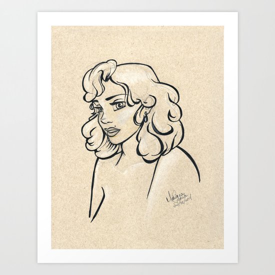Beauty Mark Art Print