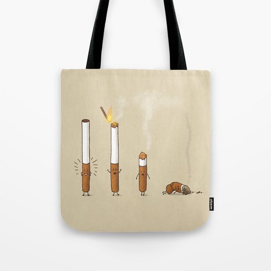 Smoking Kills Tote Bag