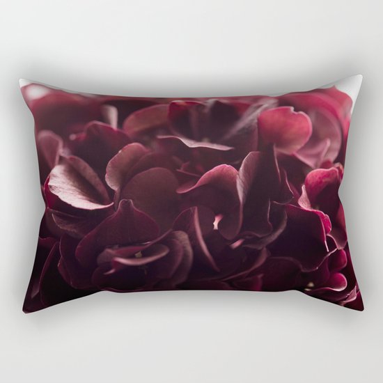 burgundy florals Rectangular Pillow