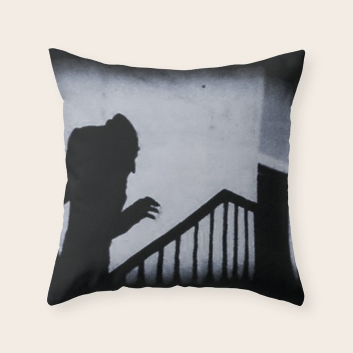 Nosferatu Classic Horror Movie Throw Pillow by PodArtist Society6