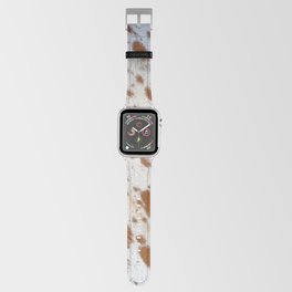 faux cowhide spots (fake smooth print, july 2021) Apple Watch Band