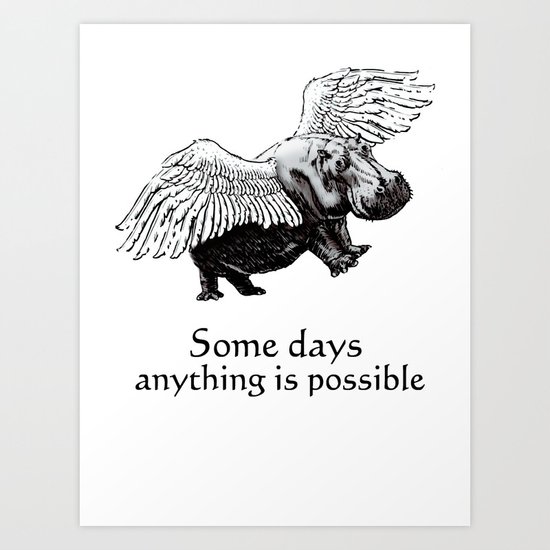 Some Days Art Print