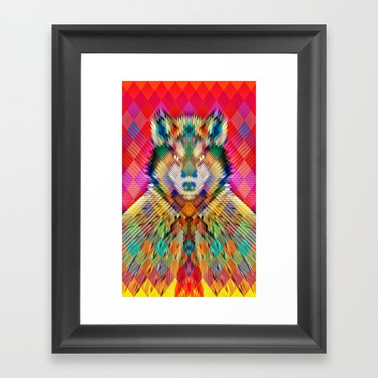 Corporate Wolf Framed Art Print