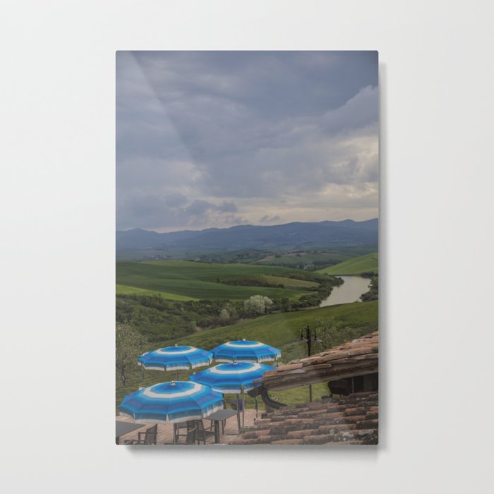 Come rain or come shine Tuscany Italy Metal Print