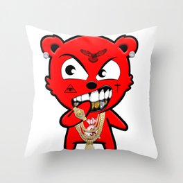 Big OG Red Throw Pillow
