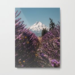 Purple Mountain Metal Print