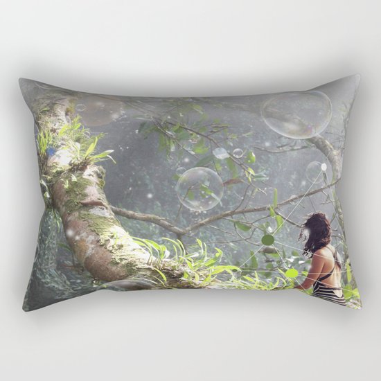 CLIMBING BUBBLES Rectangular Pillow