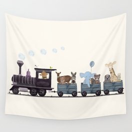 little nature train Wall Tapestry