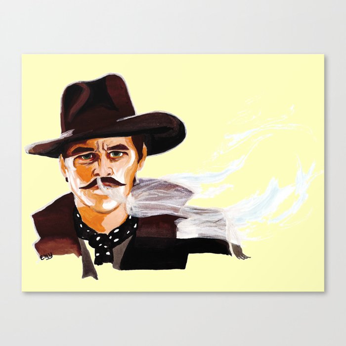 Tombstone (Film, 1993) Doc Holliday "I'm Your Huckleberry" * SUNRISE FILL * Canvas Print