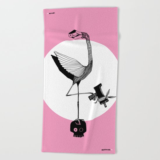 Miami (Skull) Machine Beach Towel
