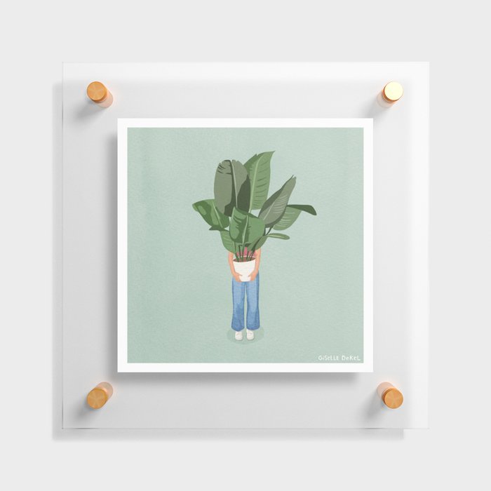 New Plant New Me Floating Acrylic Print