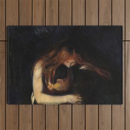 Edvard Munch - Vampire (Love & Pain) Outdoor Rug