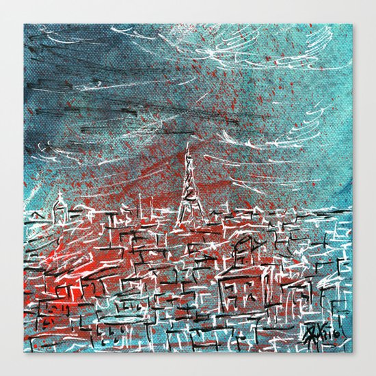 View of Paris Canvas Print