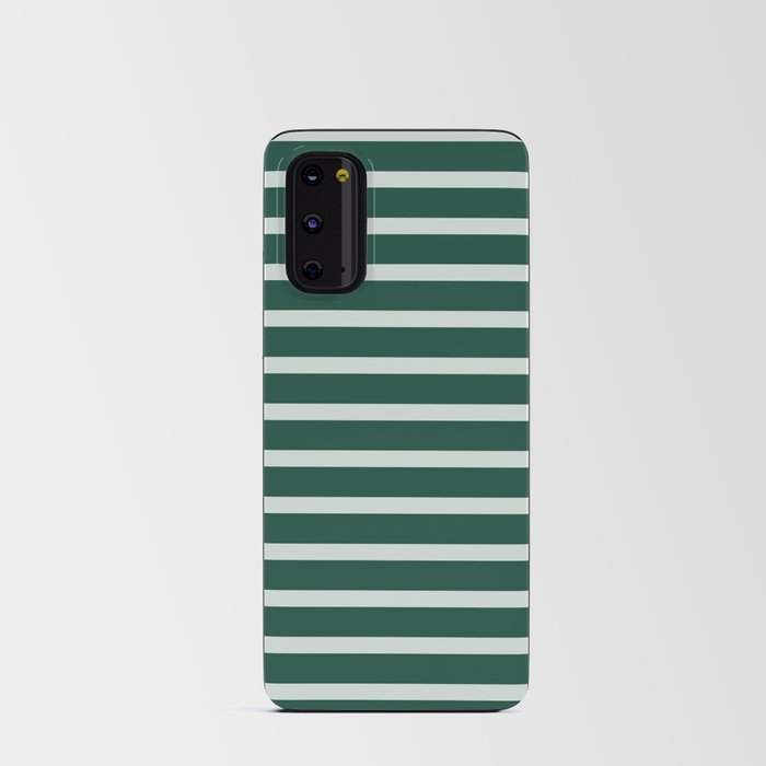 Green Stripes Android Card Case