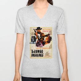 Django unchained alternative poster V Neck T Shirt