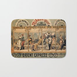 1896 Orient Express musical revue Paris Bath Mat | France, Theatre, Music, Musical, Trianon, French, Vintage, Aapshop, Advertising, Advertisement 