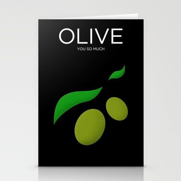 Olive You So Much Stationery Cards