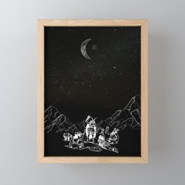 Odin's Watchful Eye Framed Mini Art Print