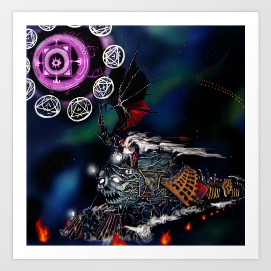 Doomtrain Diablos Art Print