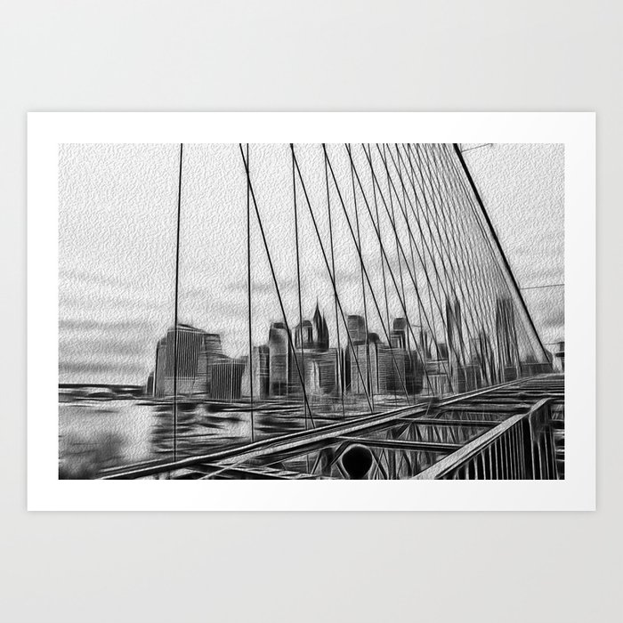 Manhattan NY Art Print