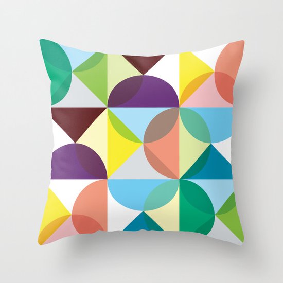 Geometry for Modern Houses (2010) Throw Pillow