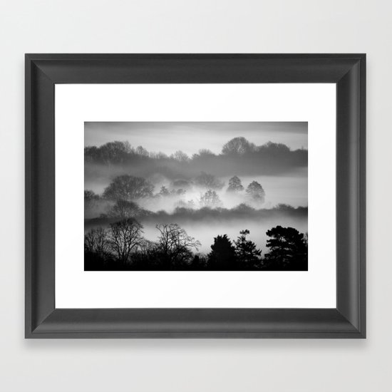 MISTY MORNING Framed Art Print
