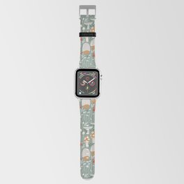 Mushroom Meadow - Sage Apple Watch Band