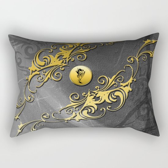 Awesome chinese dragon Rectangular Pillow
