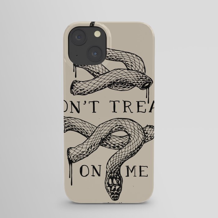 don't tread on me iPhone Case