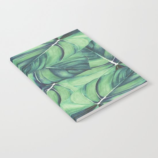 Palm Leaf Print Notebook