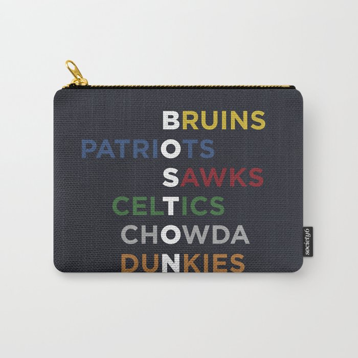 The Words of Boston Carry-All Pouch