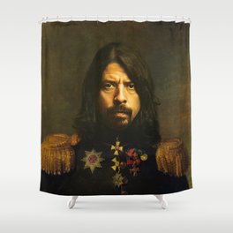 Dave Grohl - replaceface Duschvorhang | People, Painting, Digital, Vintage, Curated 