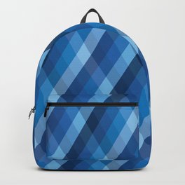 Overlap Lines Blue Backpack