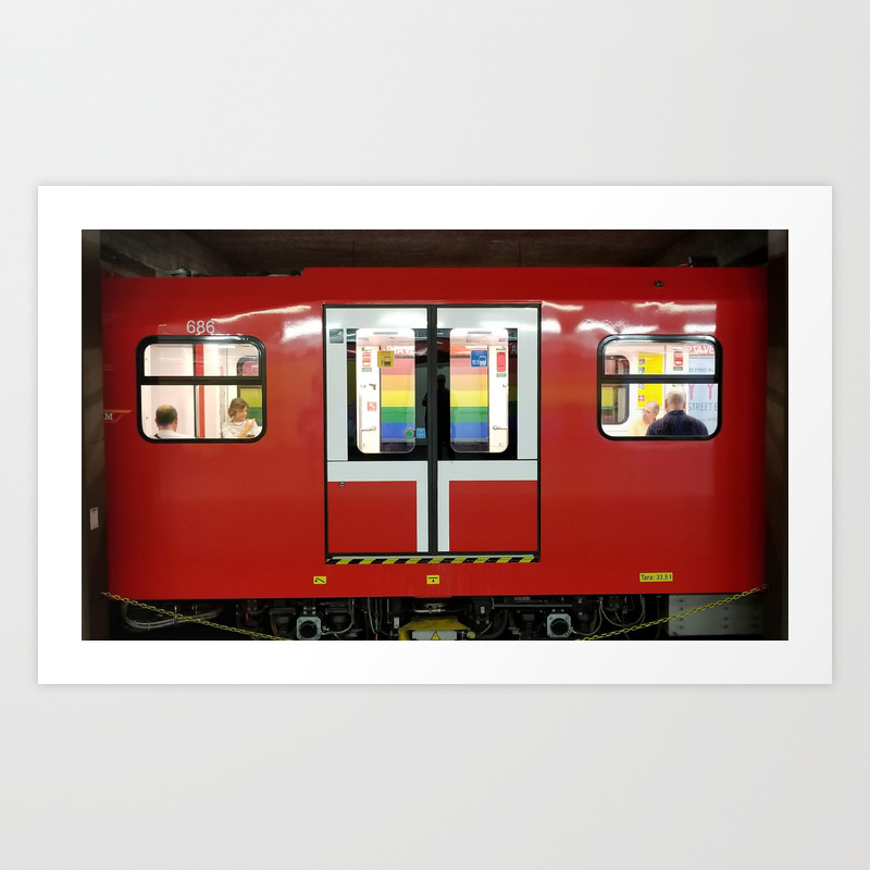 Porta Venezia Milan Metro Pride Decor Art Print By Cjguy Society6