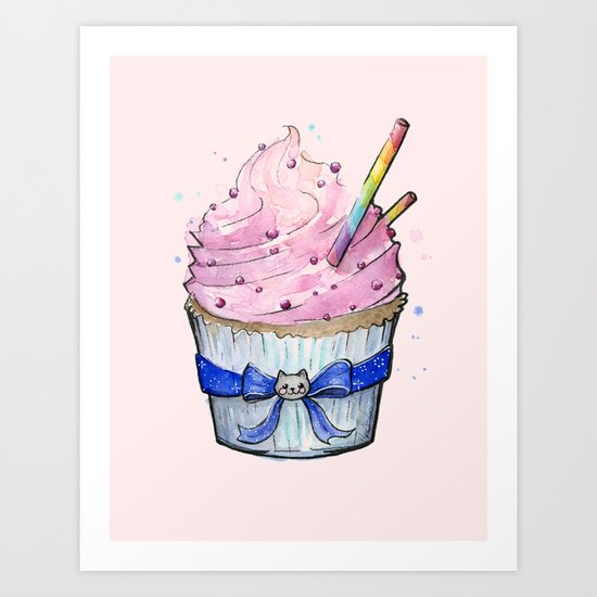 Cupcake Art Print