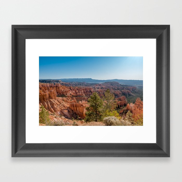 View over Bryce Canyon National Park Framed Art Print