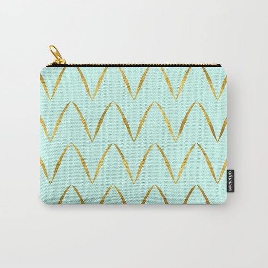 Mint Gold Foil 05 Carry-All Pouch