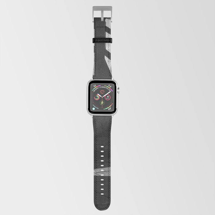 Black and White Apple Watch Band