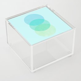 Abstraction_RAY_LIGHT_CIRCLE_BLUE_GREEN_NATURE_POP_ART_0531A Acrylic Box