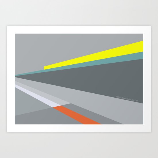 Berlin Perspectives - Erich-Weinert-Strasse / Schönhauser Allee Art Print