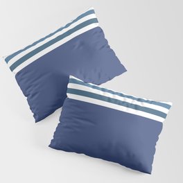 Nali II - Colorful Retro Stripes Abstract Geometric Minimalistic Design Pattern Pillow Sham