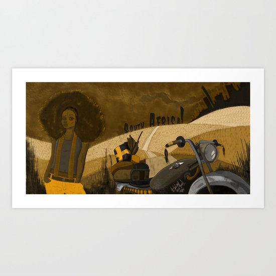 South Africa Art Print