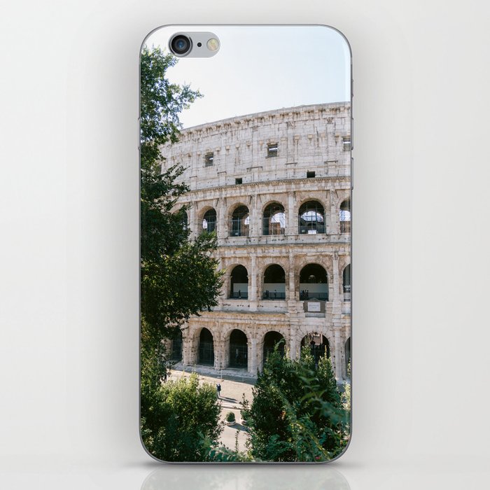 Colosseum Rome, Italy | Ancient Roman Architecture | Travel Photography art print iPhone Skin