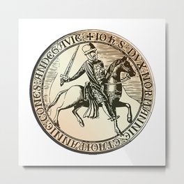 King John's Seal. Metal Print