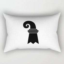 Flag of Basel city or Basel-Stadt Rectangular Pillow