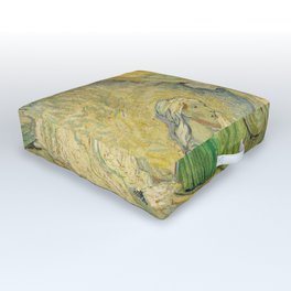 The Raising of Lazarus by Vincent van Gogh Outdoor Floor Cushion